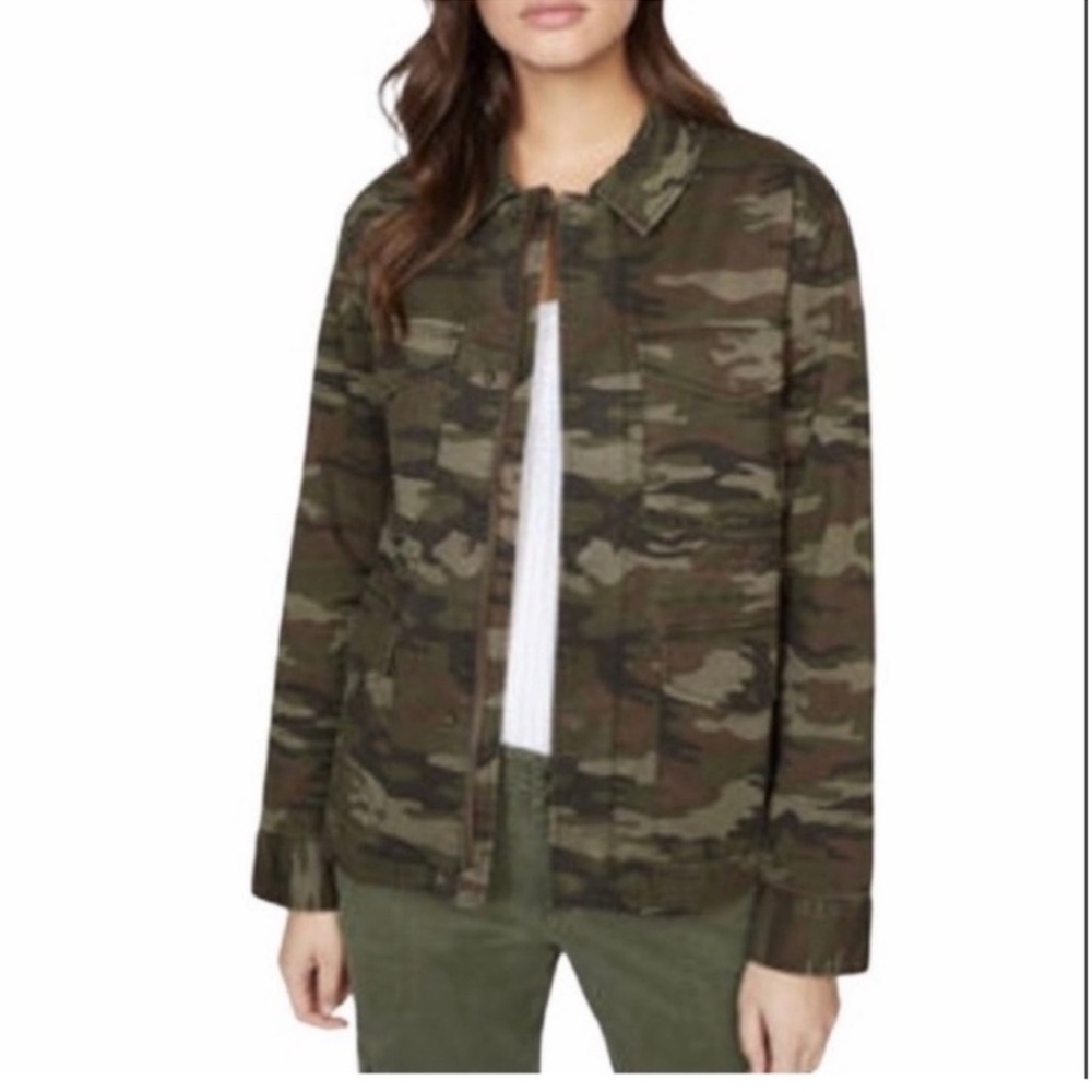 Sanctuary NWT standard supply camouflage military surplus casual jacket small